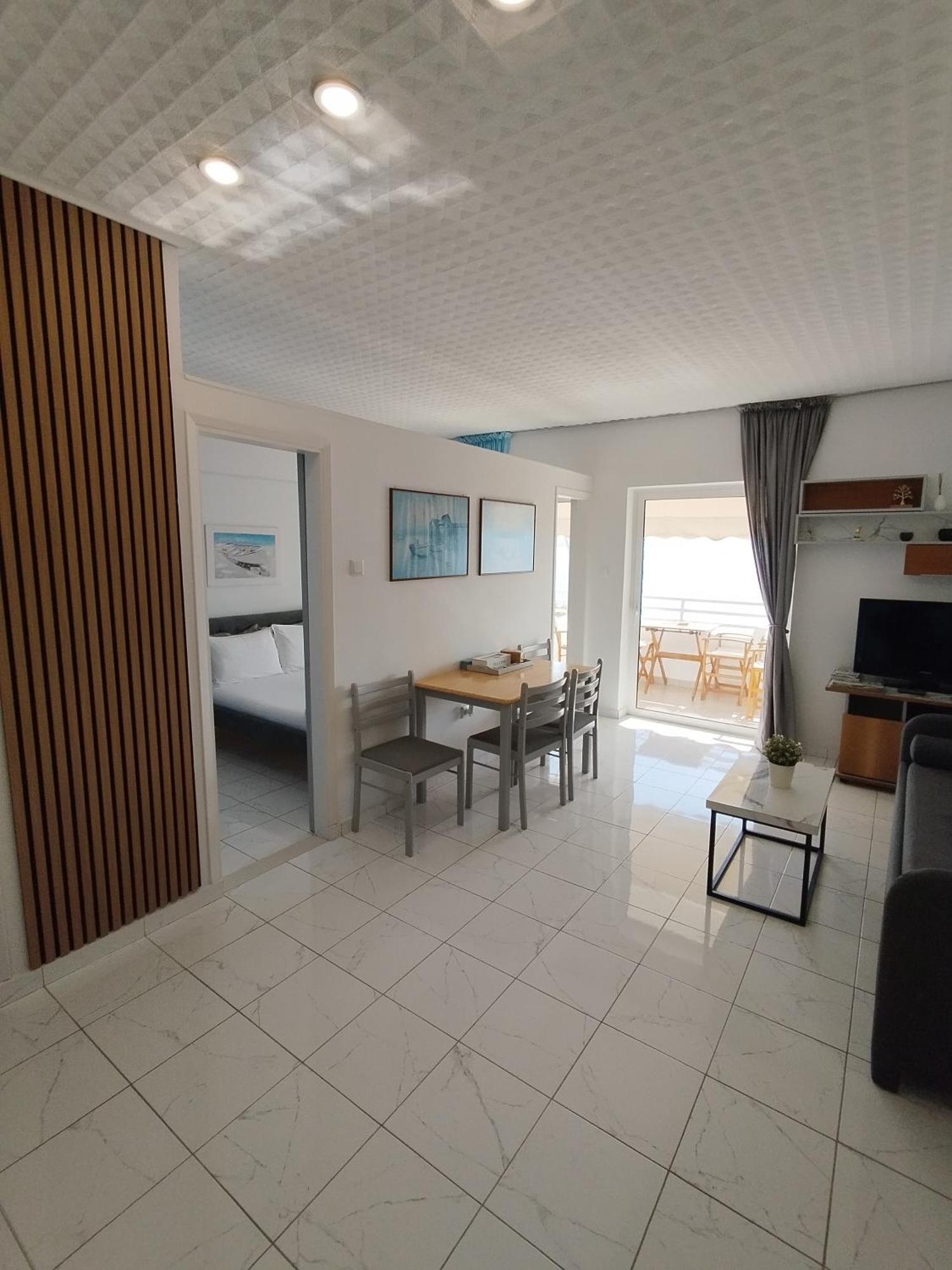 Atlas-Unlimited Sea View Apartment Loutraki  Bagian luar foto